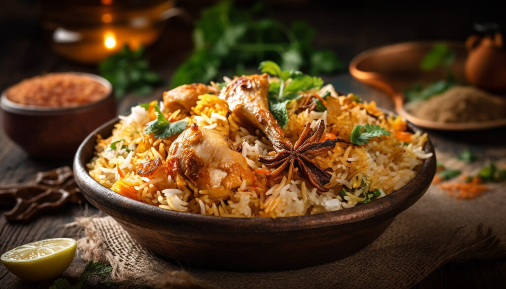 Hyderabadi Chicken Biryani: best places to visit Hyderabad