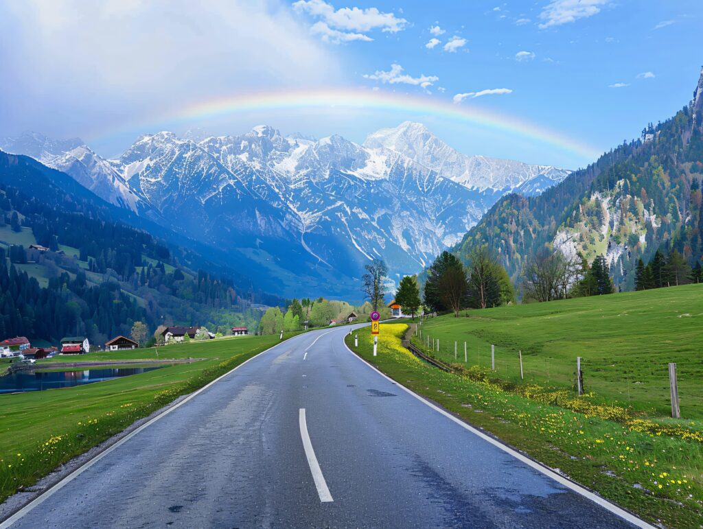 Clear summer skies and pleasant Manali weather in May”